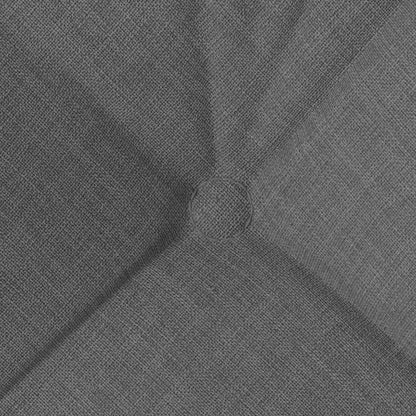Cuscini per Seduta 4 pcs Grigio scuro 40 x 40 x 12 cm Tessuto | homemem39