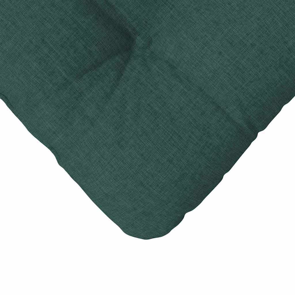 Cuscini per Seduta 4 pcs Verde Scuro 40 x 40 x 12 cm Tessuto | homemem39