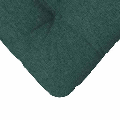 Cuscini per Seduta 4 pcs Verde Scuro 40 x 40 x 12 cm Tessuto | homemem39