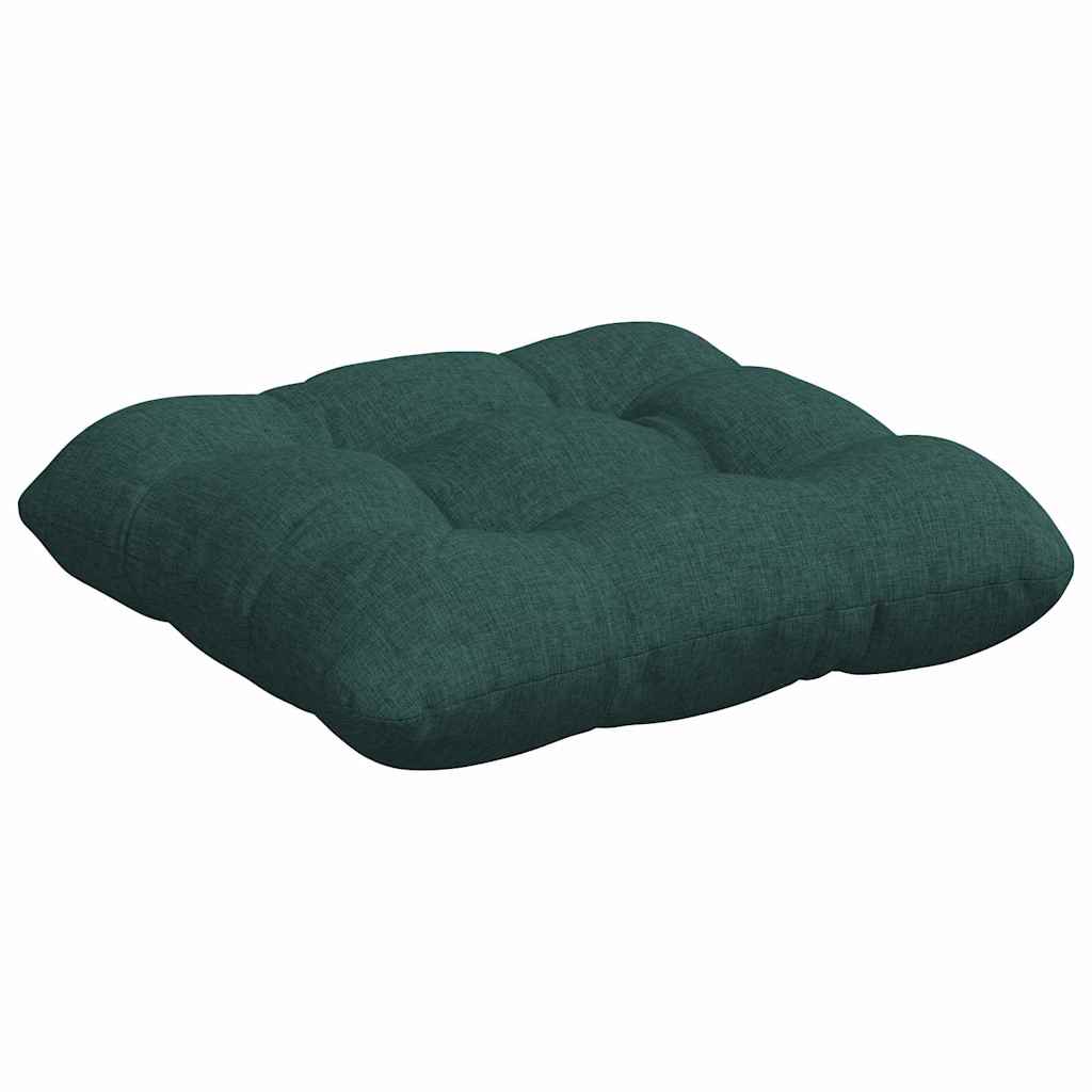 Cuscini per Seduta 4 pcs Verde Scuro 40 x 40 x 12 cm Tessuto | homemem39