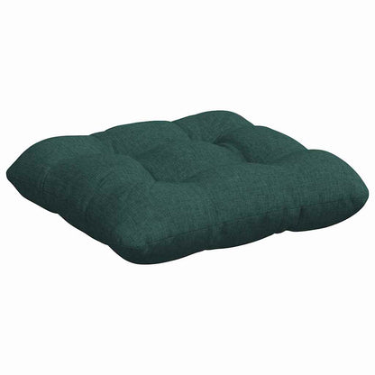 Cuscini per Seduta 4 pcs Verde Scuro 40 x 40 x 12 cm Tessuto | homemem39