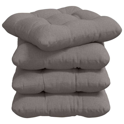 Cuscini per Seduta 4 pcs Talpa 40 x 40 x 12 cm Tessuto | homemem39