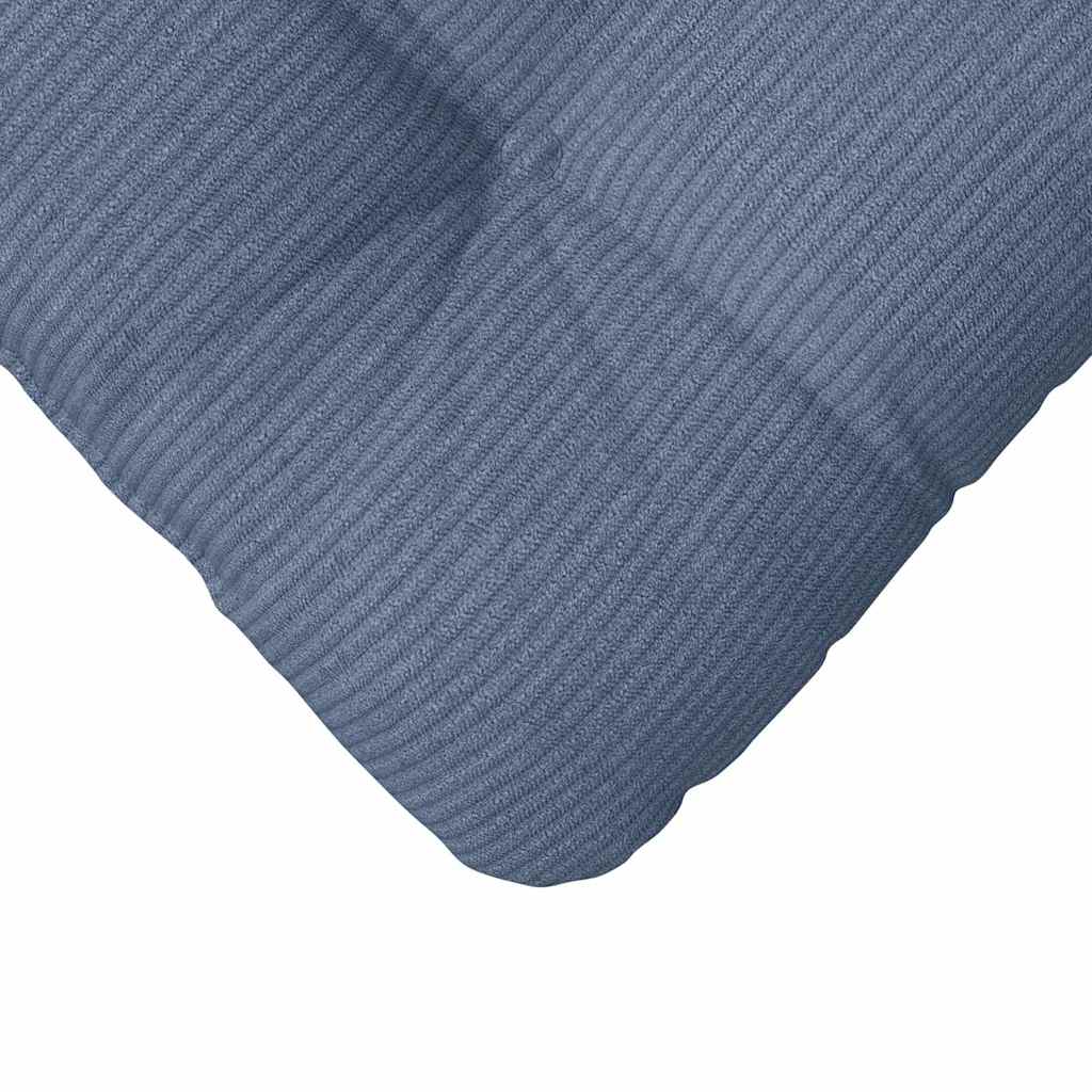 Cuscini per Seduta 4 pcs Blu 40 x 40 cm Tessuto in Cords | homemem39