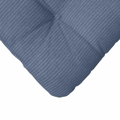 Cuscini per Seduta 4 pcs Blu 40 x 40 cm Tessuto in Cords | homemem39