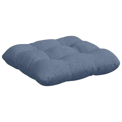 Cuscini per Seduta 4 pcs Blu 40 x 40 cm Tessuto in Cords | homemem39