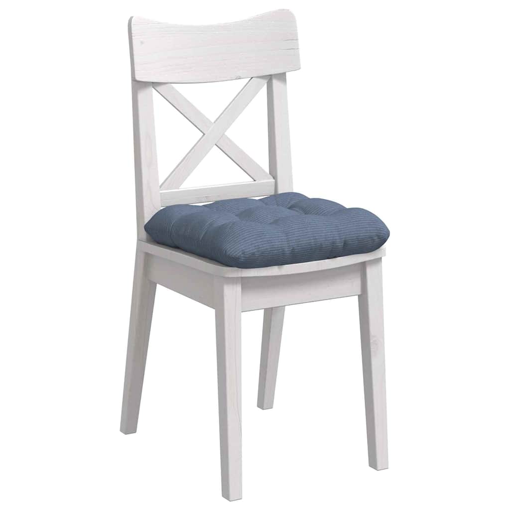 Cuscini per Seduta 4 pcs Blu 40 x 40 cm Tessuto in Cords | homemem39
