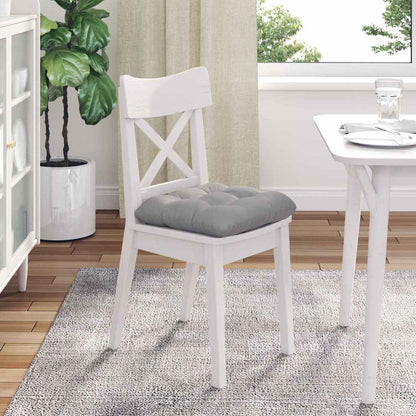 Cuscini per Seduta 4 pcs Grigio Nuvola 45 x 45 x 12 cm Tessuto | homemem39