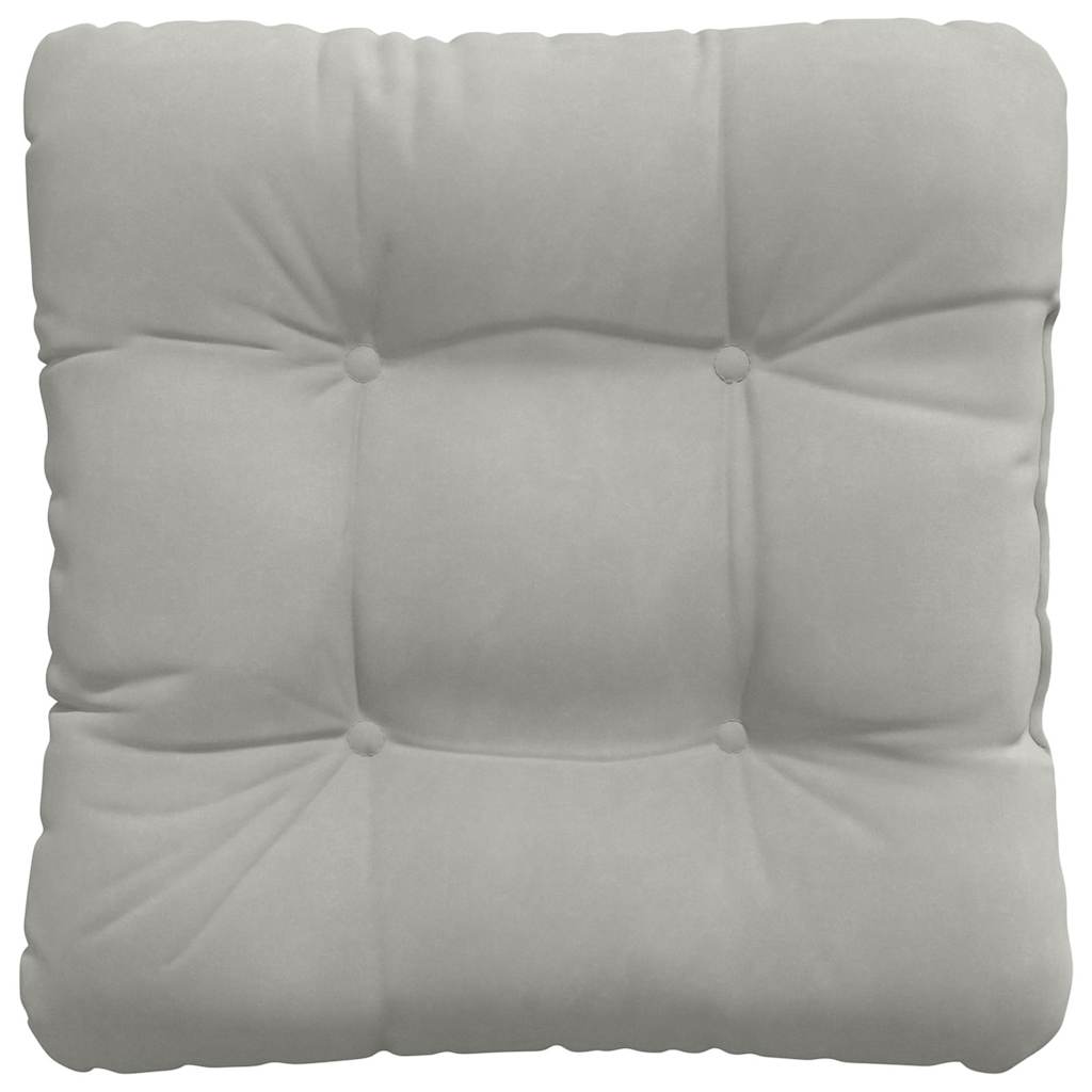 Cuscini per Seduta 4 pcs Grigio chiaro 45 x 45 cm | homemem39