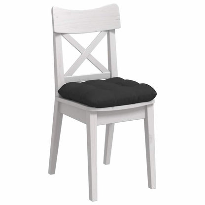 Cuscini per Seduta 4 pcs Nero 45 x 45 cm Tessuto in Microfibra | homemem39
