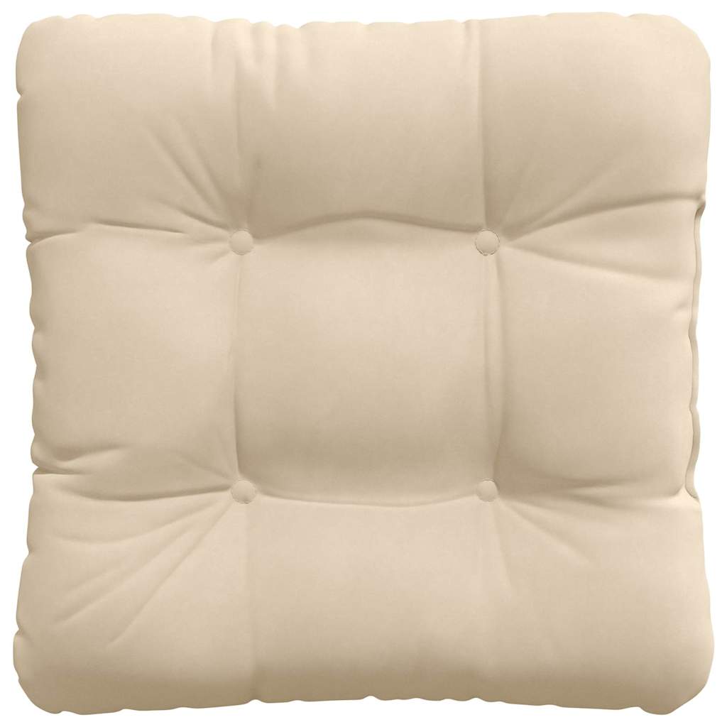Cuscini per Seduta 4 pcs Crema 45 x 45 cm Tessuto in Microfibra | homemem39