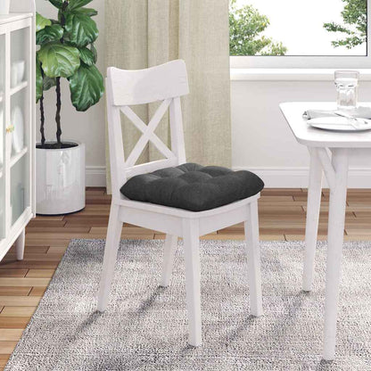 Cuscini per Seduta 4 pcs Grigio scuro 45 x 45 cm