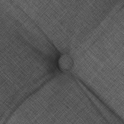 Cuscini per Seduta 4 pcs Grigio scuro 40 x 40 x 6 cm Tessuto | homemem39