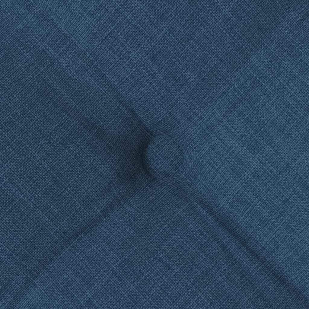 Cuscini per Seduta 4 pcs Blu 40 x 40 x 6 cm Tessuto | homemem39