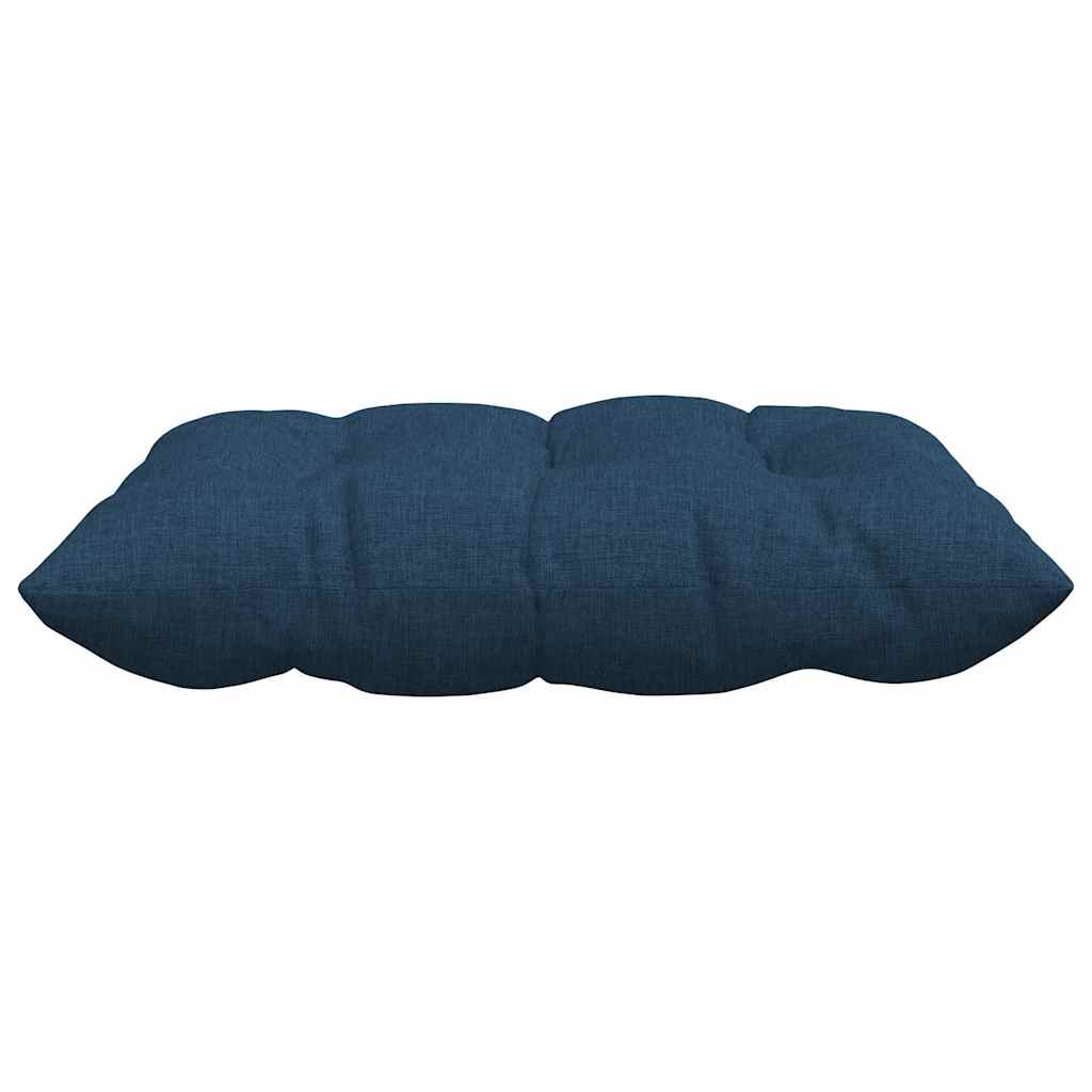 Cuscini per Seduta 4 pcs Blu 40 x 40 x 6 cm Tessuto | homemem39