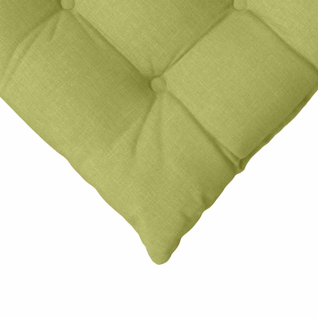 Cuscini per Seduta 4 pcs Verde chiaro 40 x 40 x 6 cm Tessuto | homemem39