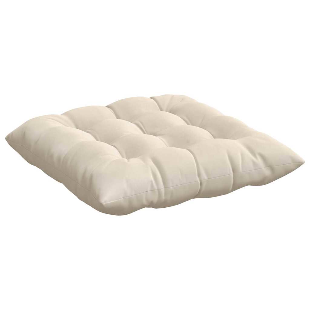 Cuscini per Seduta 4 pcs Beige 40 x 40 x 6 cm Microfibra | homemem39