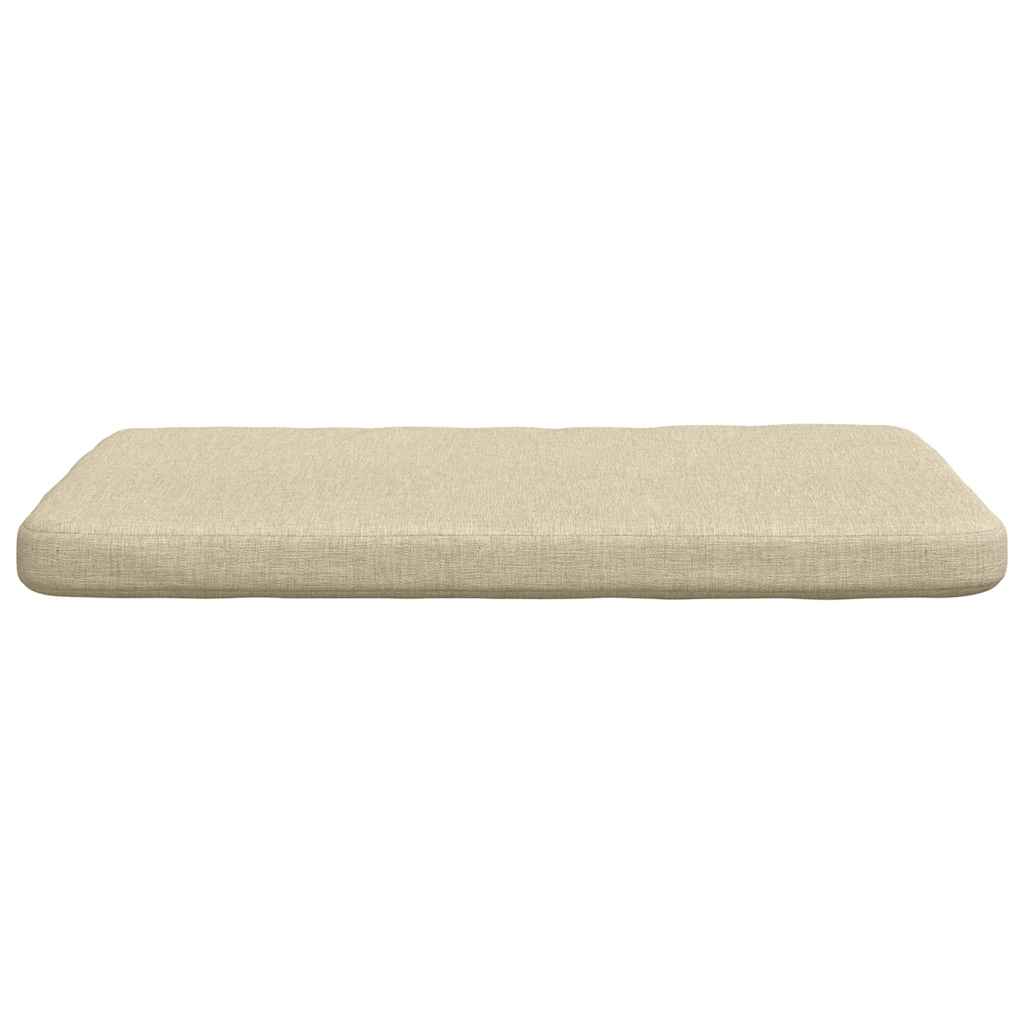 Cuscini per Seduta 4 pcs Crema 40 x 40 x 3 cm Tessuto | homemem39