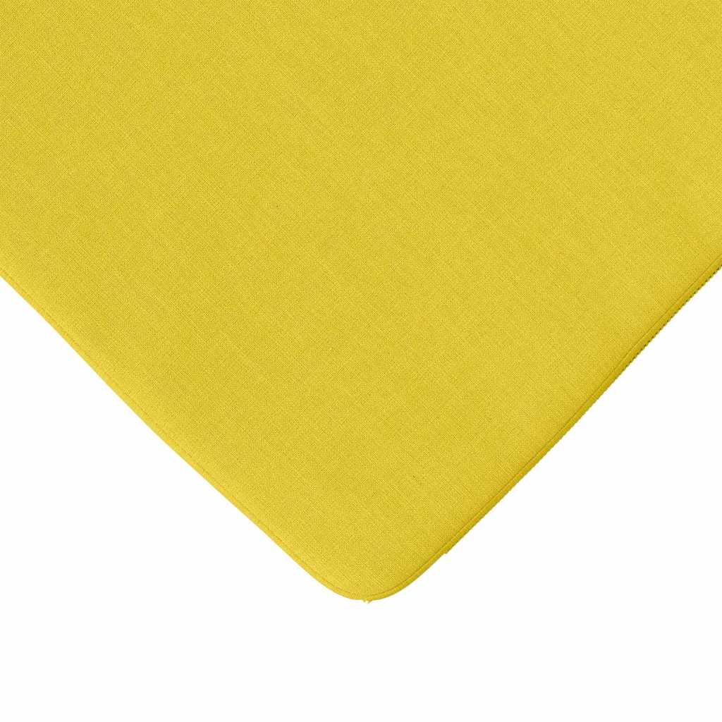 Cuscini per Seduta 4 pcs Giallo Chiaro 40 x 40 x 3 cm Tessuto | homemem39