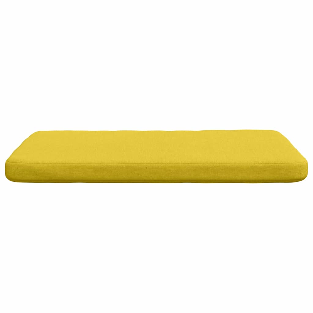 Cuscini per Seduta 4 pcs Giallo Chiaro 40 x 40 x 3 cm Tessuto | homemem39