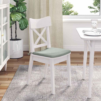 Cuscini per Seduta 4 pcs Grigio chiaro 40 x 40 x 3 cm Velluto