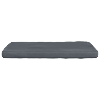 Cuscini per Seduta 4 pcs Grigio scuro 40 x 40 x 3 cm Velluto | homemem39