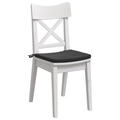 Cuscini per Seduta 4 pcs Nero 40 x 40 x 3 cm Velluto | homemem39
