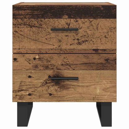 Armadio da Notte 2 pcs Legno vecchio 40 x 35 x 47,5 cm
