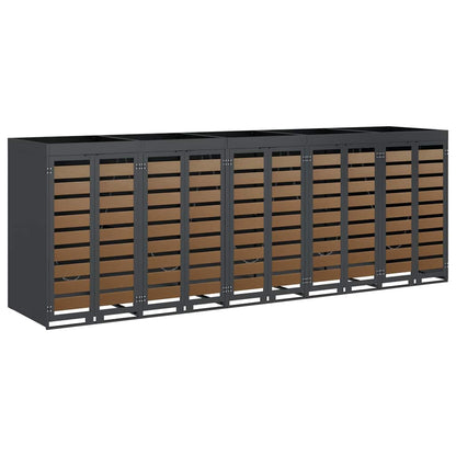 Contenitore per Rifiuti per 3 Bidoni Antracite