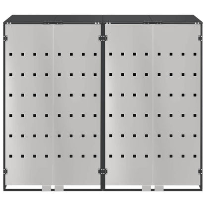 Contenitore per Rifiuti per 3 Bidoni Antracite