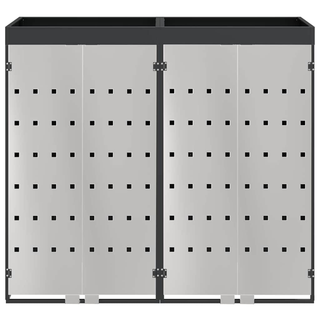 Contenitore per Rifiuti per 3 Bidoni Antracite
