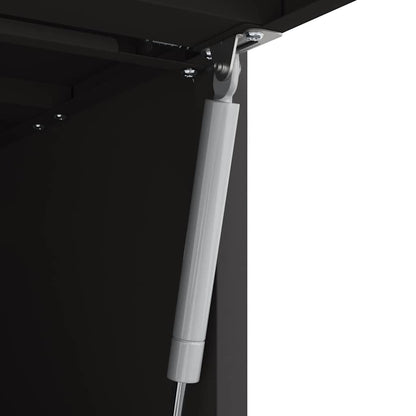 Armadio a muro per garage Nero 90 x 40 x 53 cm | homemem39