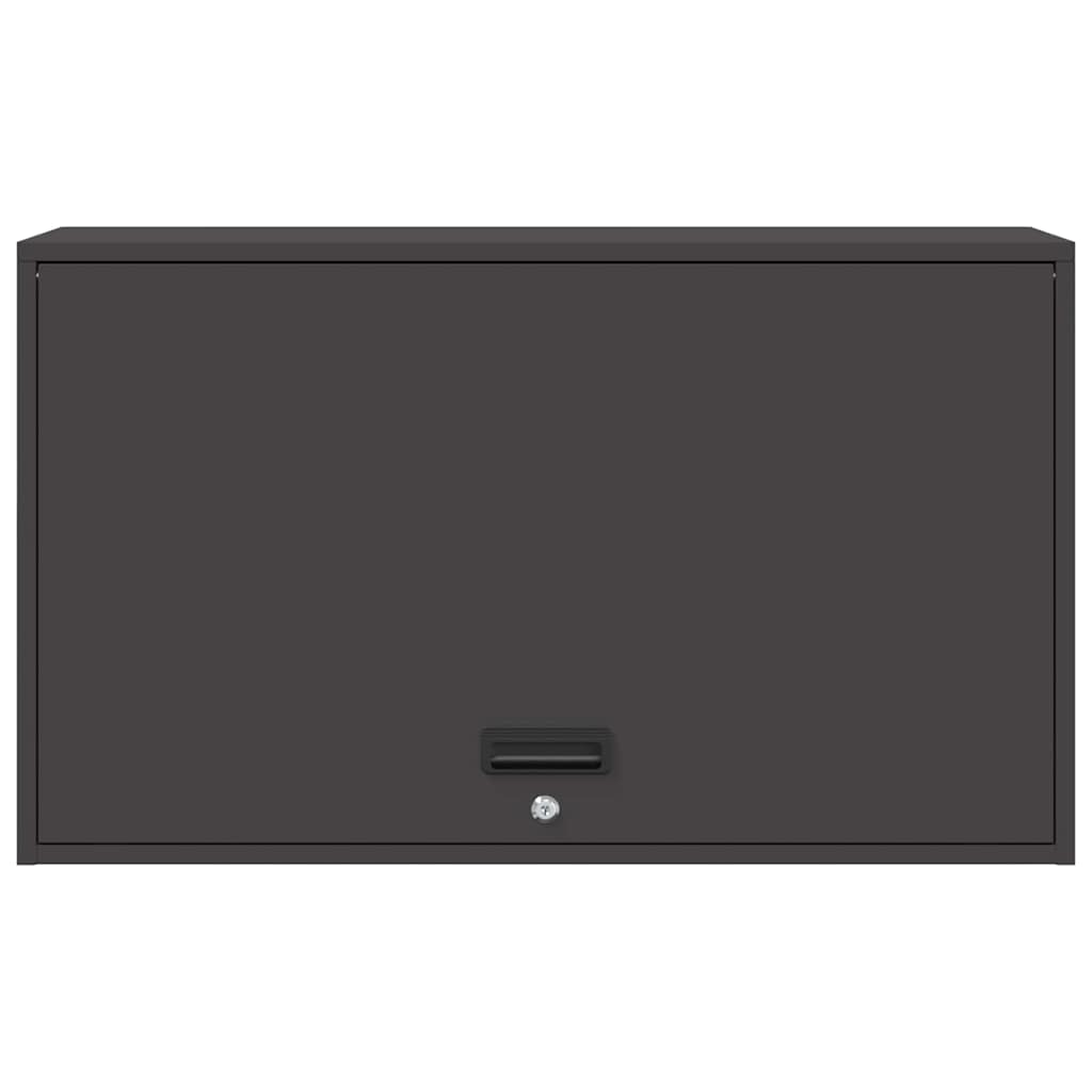 Armadio a muro per garage Nero 90 x 40 x 53 cm | homemem39