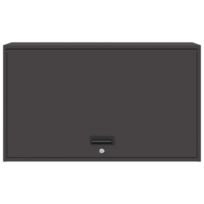 Armadio a muro per garage Nero 90 x 40 x 53 cm | homemem39