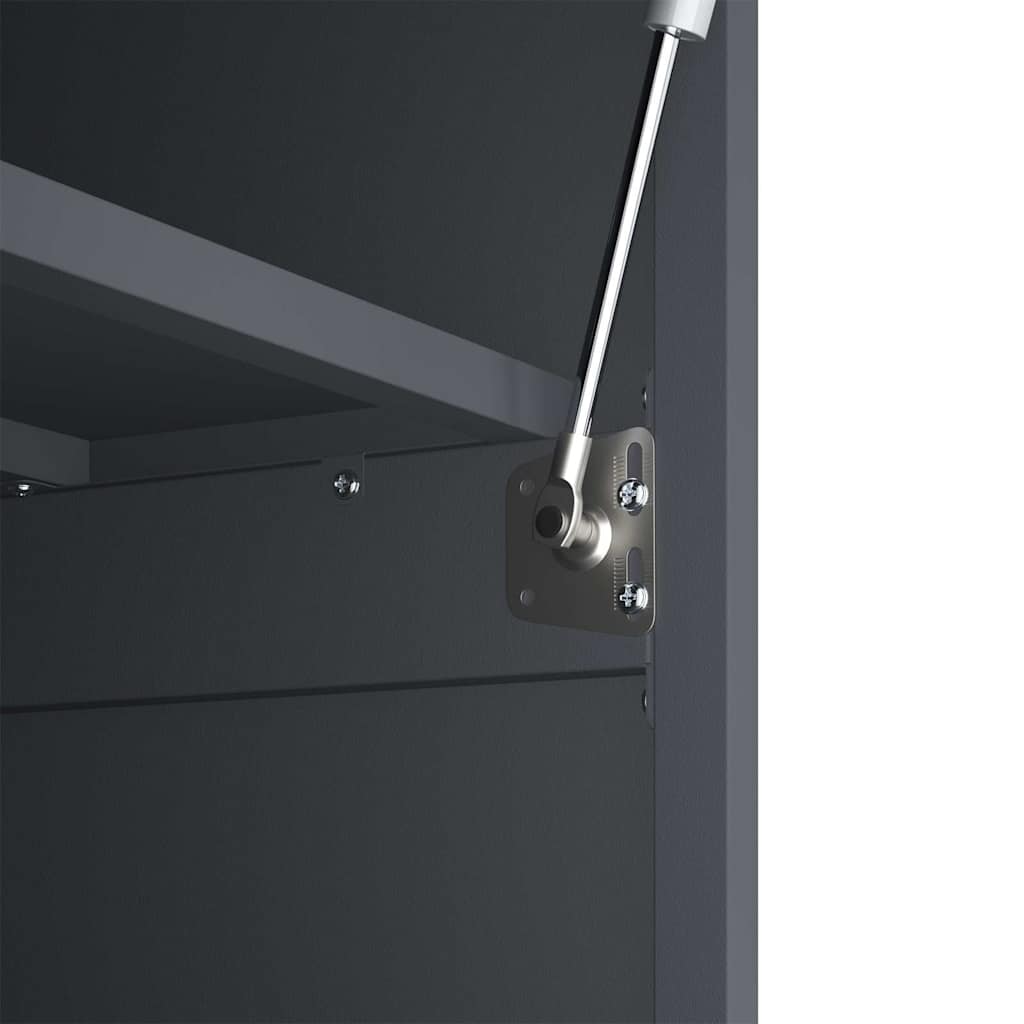 Armadio a muro per garage Antracite 90 x 40 x 53 cm | homemem39