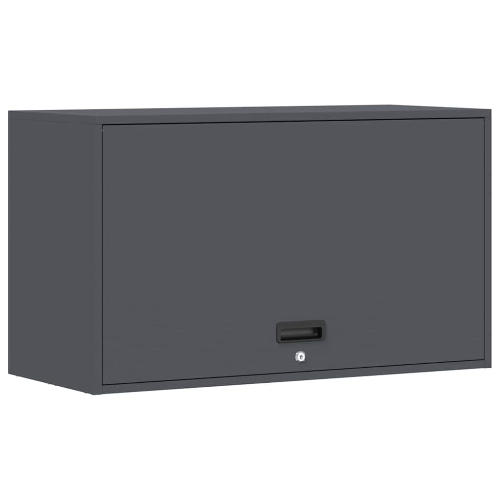 Armadio a muro per garage Antracite 90 x 40 x 53 cm