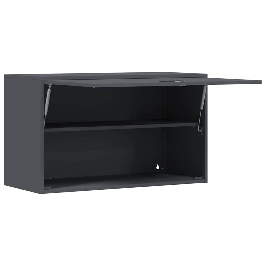 Armadio a muro per garage Antracite 90 x 40 x 53 cm | homemem39