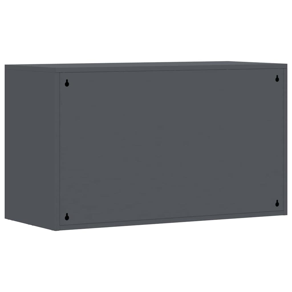 Armadio a muro per garage Antracite 90 x 40 x 53 cm | homemem39