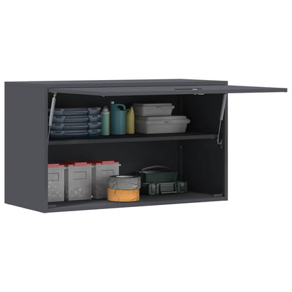Armadio a muro per garage Antracite 90 x 40 x 53 cm