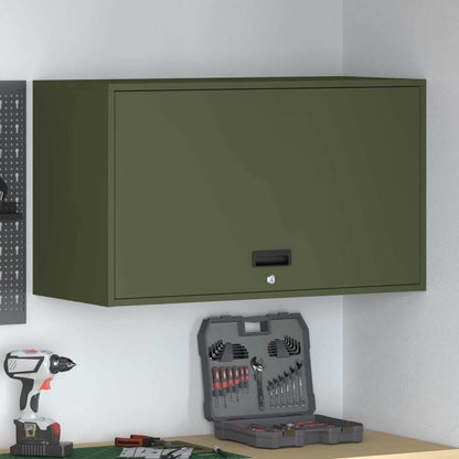 Armadio a muro per garage Oliver verde 90 x 40 x 53 cm | homemem39