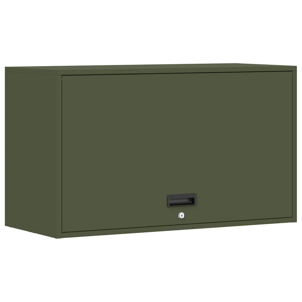 Armadio a muro per garage Oliver verde 90 x 40 x 53 cm | homemem39