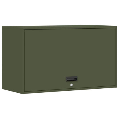 Armadio a muro per garage Oliver verde 90 x 40 x 53 cm | homemem39