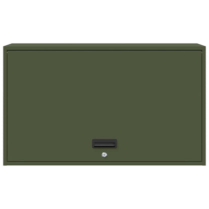 Armadio a muro per garage Oliver verde 90 x 40 x 53 cm | homemem39