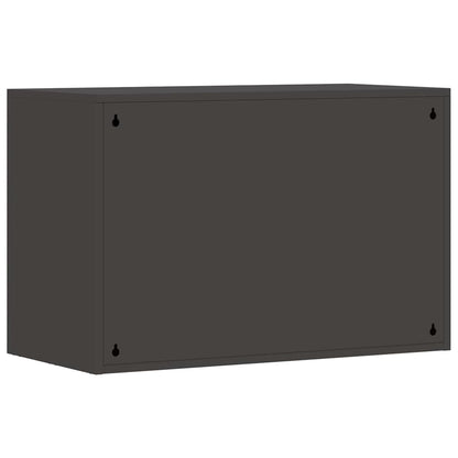 Armadio a muro per garage Nero 80 x 40 x 53 cm | homemem39