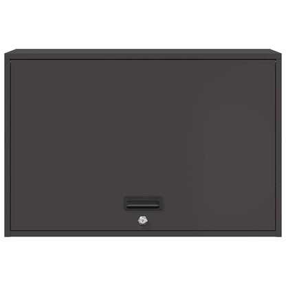 Armadio a muro per garage Nero 80 x 40 x 53 cm | homemem39