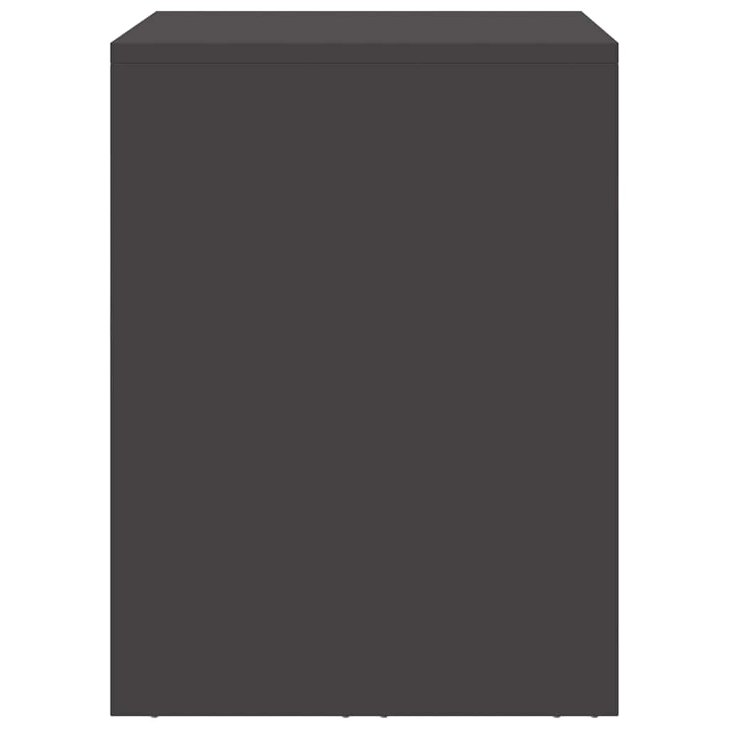 Armadio a muro per garage Nero 80 x 40 x 53 cm | homemem39