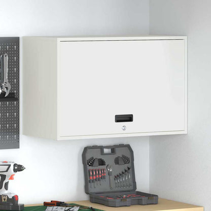 Armadio a muro per garage Bianco 80 x 40 x 53 cm | homemem39