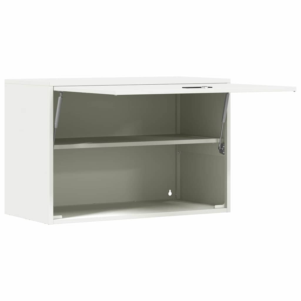 Armadio a muro per garage Bianco 80 x 40 x 53 cm | homemem39