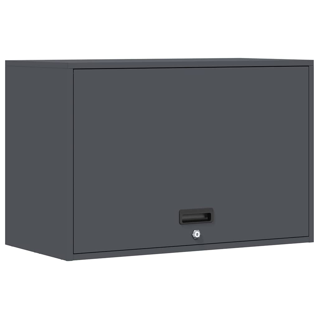 Armadio a muro per garage Antracite 80 x 40 x 53 cm | homemem39