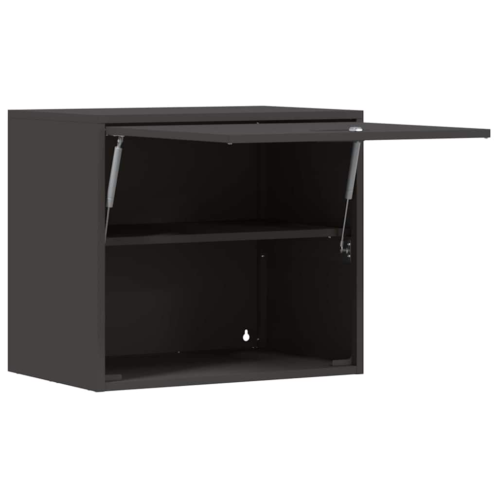 Armadio a muro per garage Nero 60 x 40 x 53 cm | homemem39