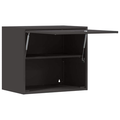 Armadio a muro per garage Nero 60 x 40 x 53 cm | homemem39